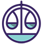libra zodiac sign circular icon